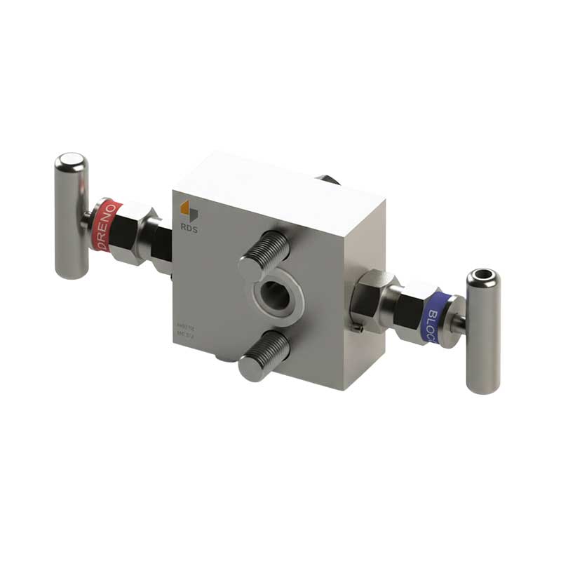 Produto Válvula-Manifold-2-Vias-Flange-X-Rosca-Modelo-I Apresentado em Válvula Manifold 2 Vias