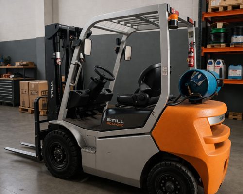 Empilhadeira a gás, para movimentação de cargas